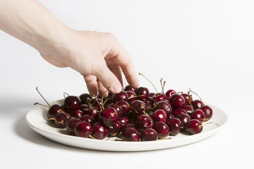 cherries food fruits