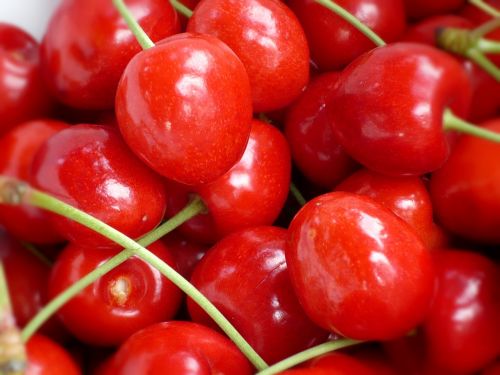 cherries fruit red