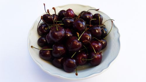 cherries fruit summer