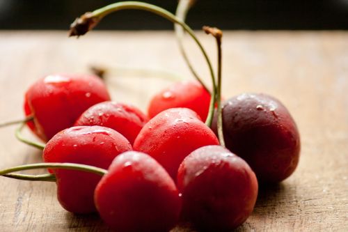 cherries fruits red