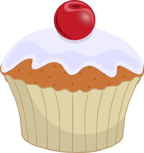 cherry cupcake dessert