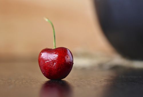 cherry red macro