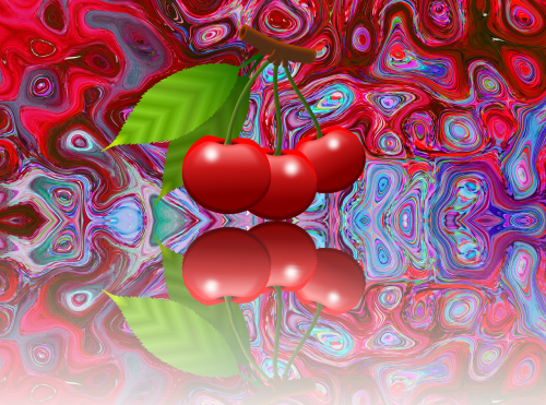 cherry isolated fruit