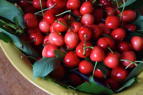 cherry  basket  fruit