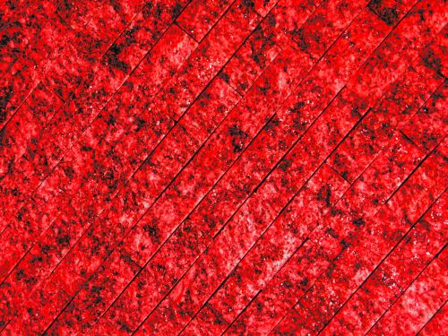 Cherry Red Brick Pattern Background