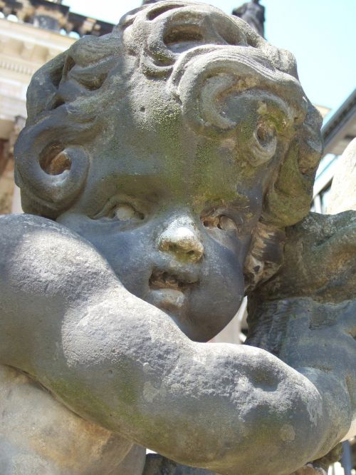 cherub angel statue