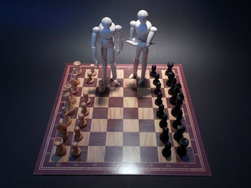 chess board game play
