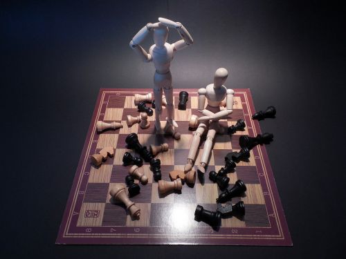 chess board game play