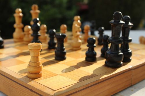 chess black white game