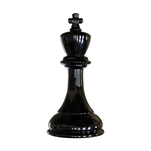 chess  figure king black  checkerboard