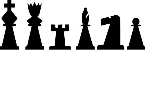 chess meeples black
