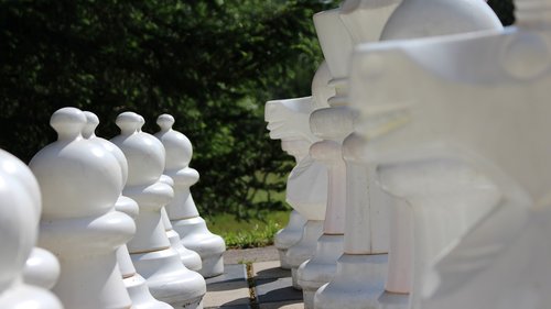 chess  chess board  park
