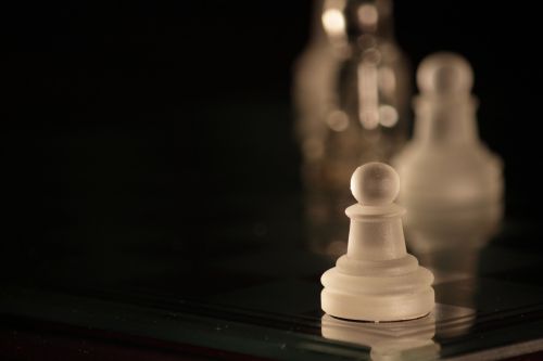 chess pawn white