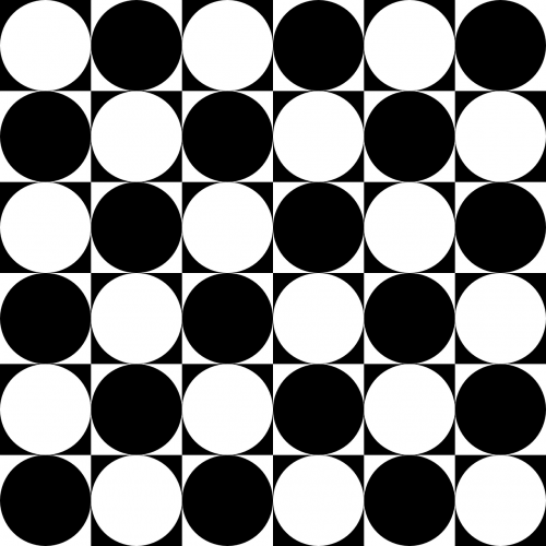 chessboard circles inside