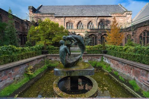 chester cathedral architecture statue