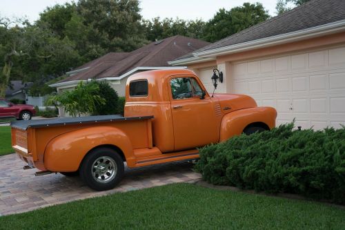 chevrolet orange truck
