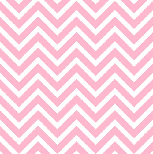 Chevrons In Pink &amp; White