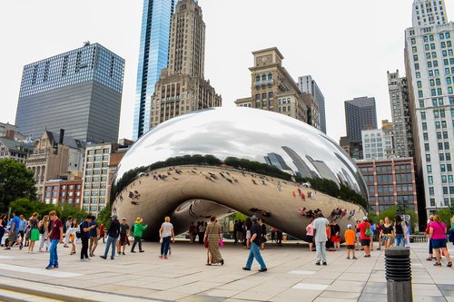 chicago  bean  tourist