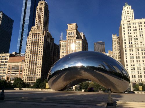 chicago millennium park sculpture