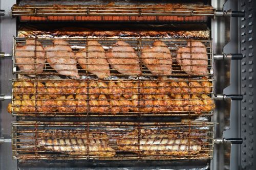 chicken grilling food