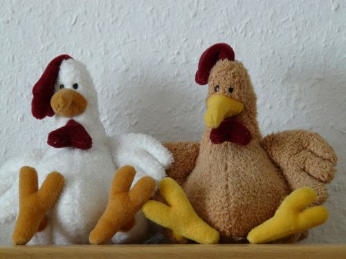 chicken gockel stuffed animal