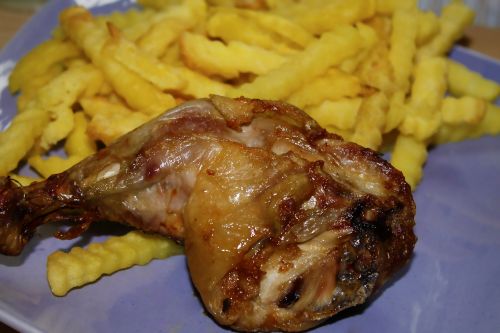 chicken leg french sausage