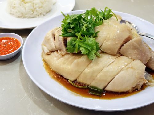 chicken rice 白斩鸡 food