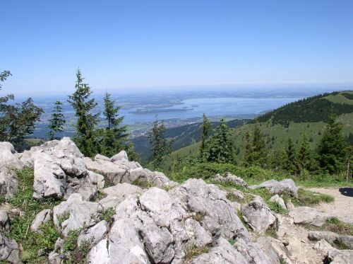 chiemsee kampenwand view