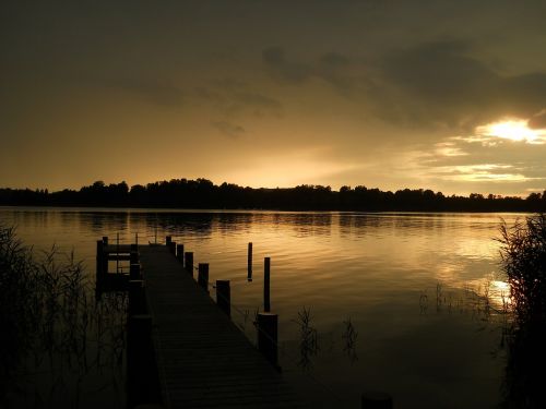 chiemsee sunset abendstimmung