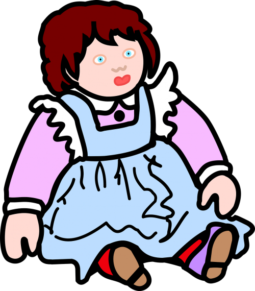 child coloured doll