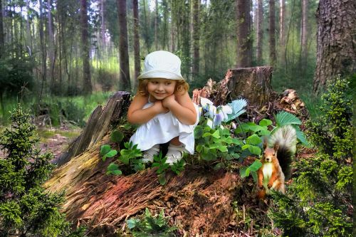 child wood forest