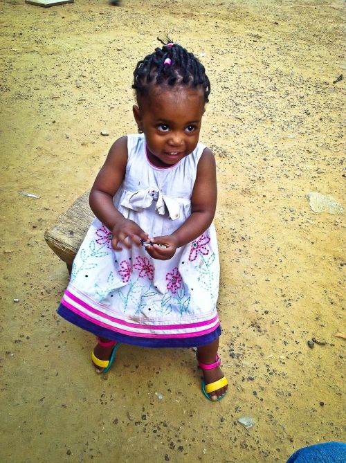 child girl african