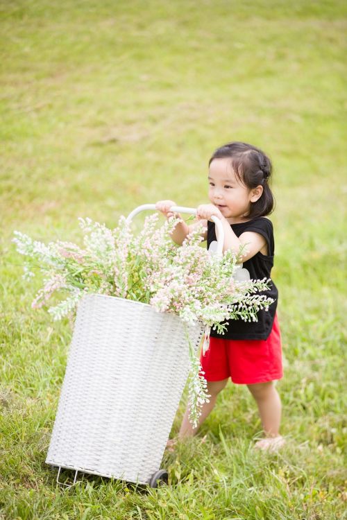 child cute outdoor