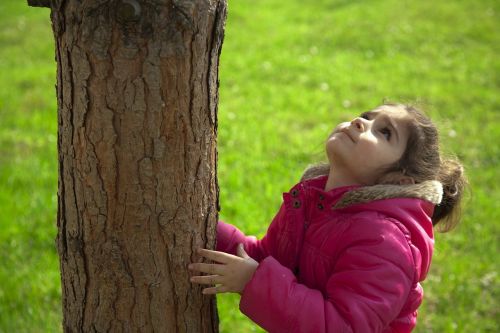 child tree nature