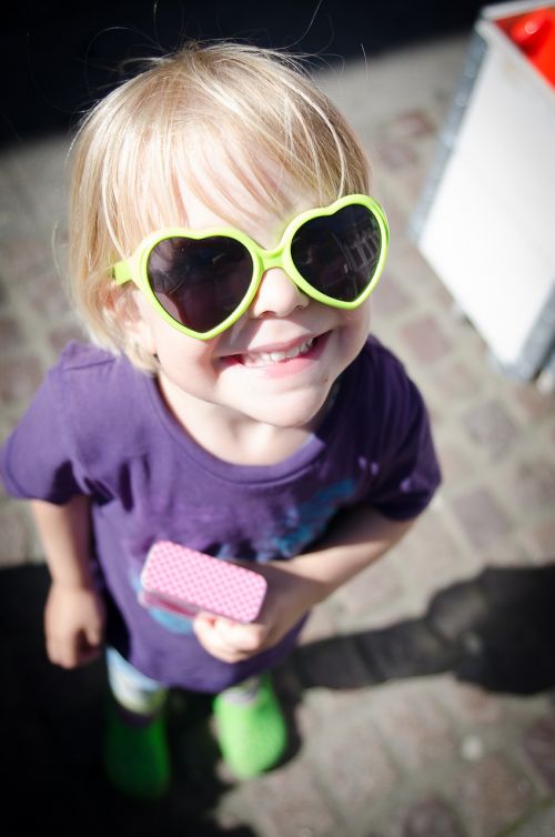 child heart sunglasses
