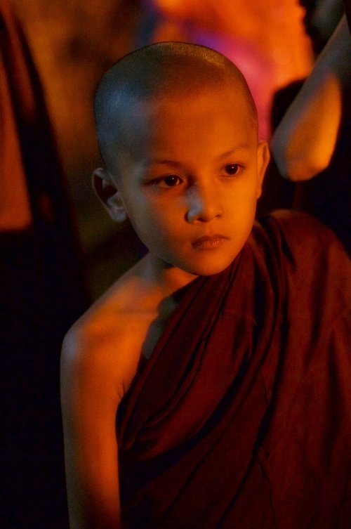 child  monk  burma