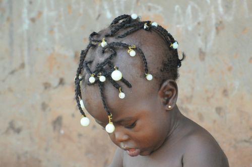 child african hair africa
