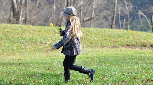 child girl long hair