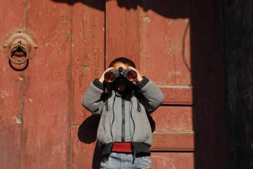 child china binoculars