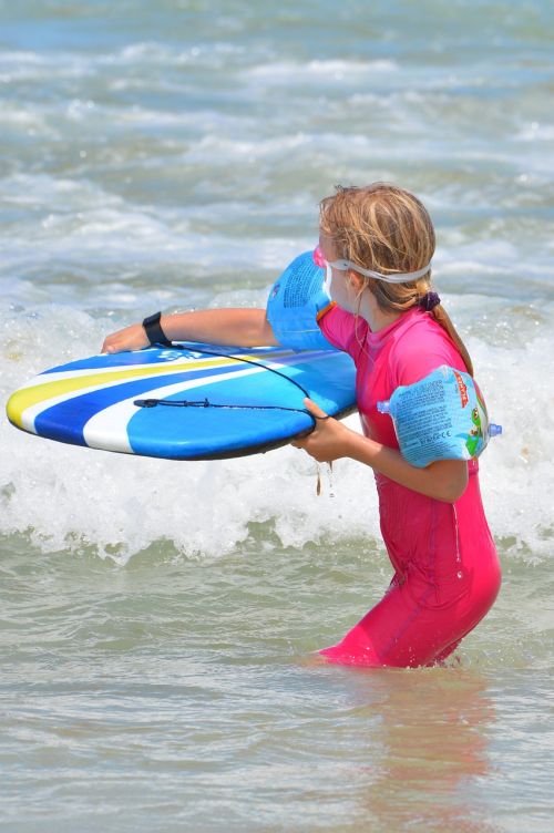 child girl surf
