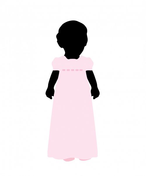 Child Black Silhouette Girl