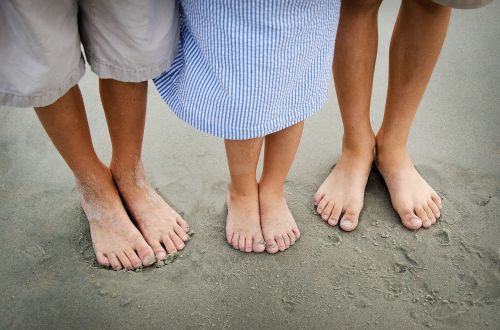 feet barefoot beach