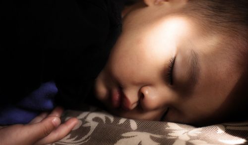 children sleep peace