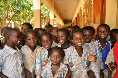 children kindergarten smile