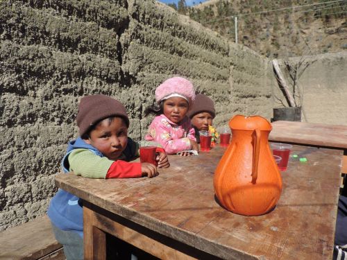 children bolivia party