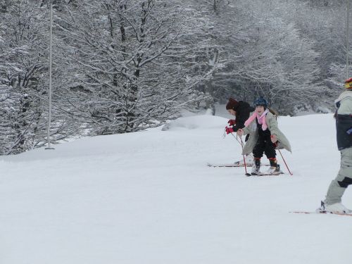 children snow winter