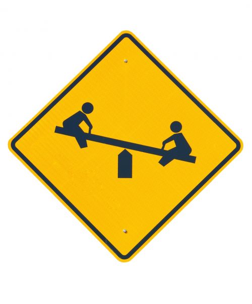 children at play sign warning
