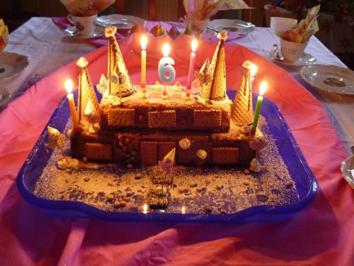 children's birthday cake celebration