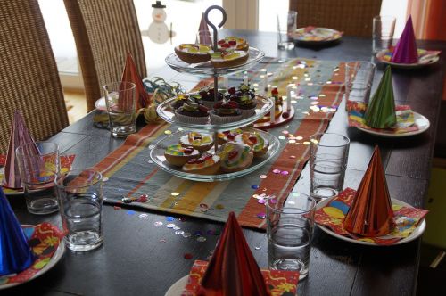 children's birthday table table decorations