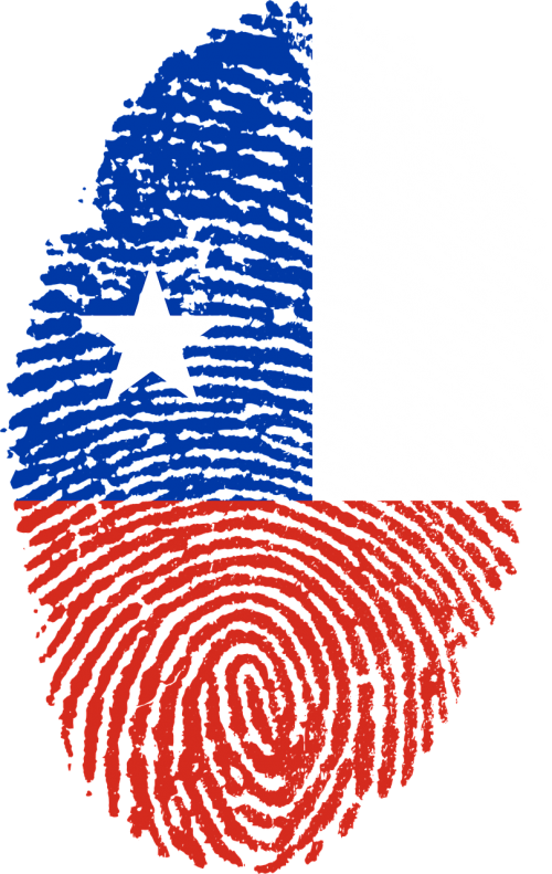 chile flag fingerprint
